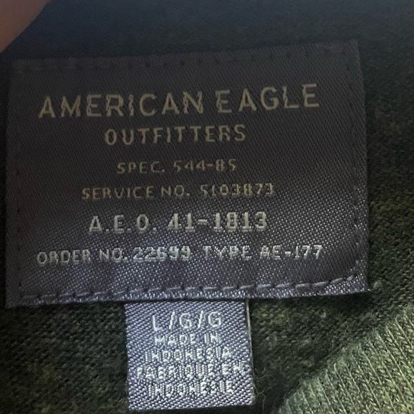 Bundle American Eagle Men Stripes Shirts Size Large NWOT - Picture 4 of 8